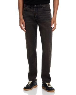 Fit 2 Authentic Stretch 32" Slim Fit Jeans in Brown Black by RAG&BONE