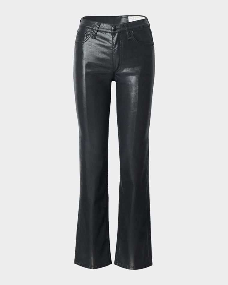 Flexi Harlow Coated Straight Jeans by RAG&BONE