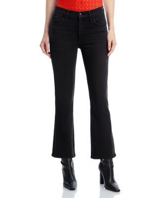 Flexi Peyton Mid Rise Ankle Bootcut Jeans in Midnight by RAG&BONE