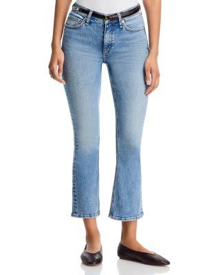 Flexi Peyton Mid Rise Ankle Jeans in Tansy by RAG&BONE