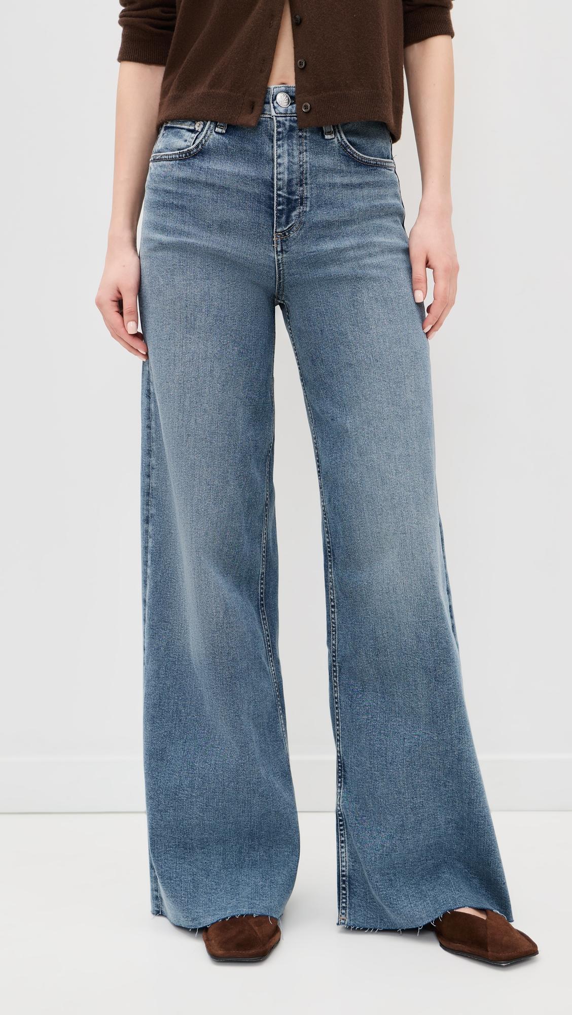 Flexi Sofie High Rise Full Length Wide Jeans by RAG&BONE