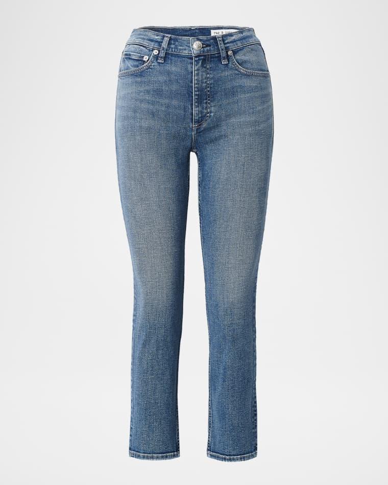 Flexi Wren Slim Straight Ankle Jeans by RAG&BONE