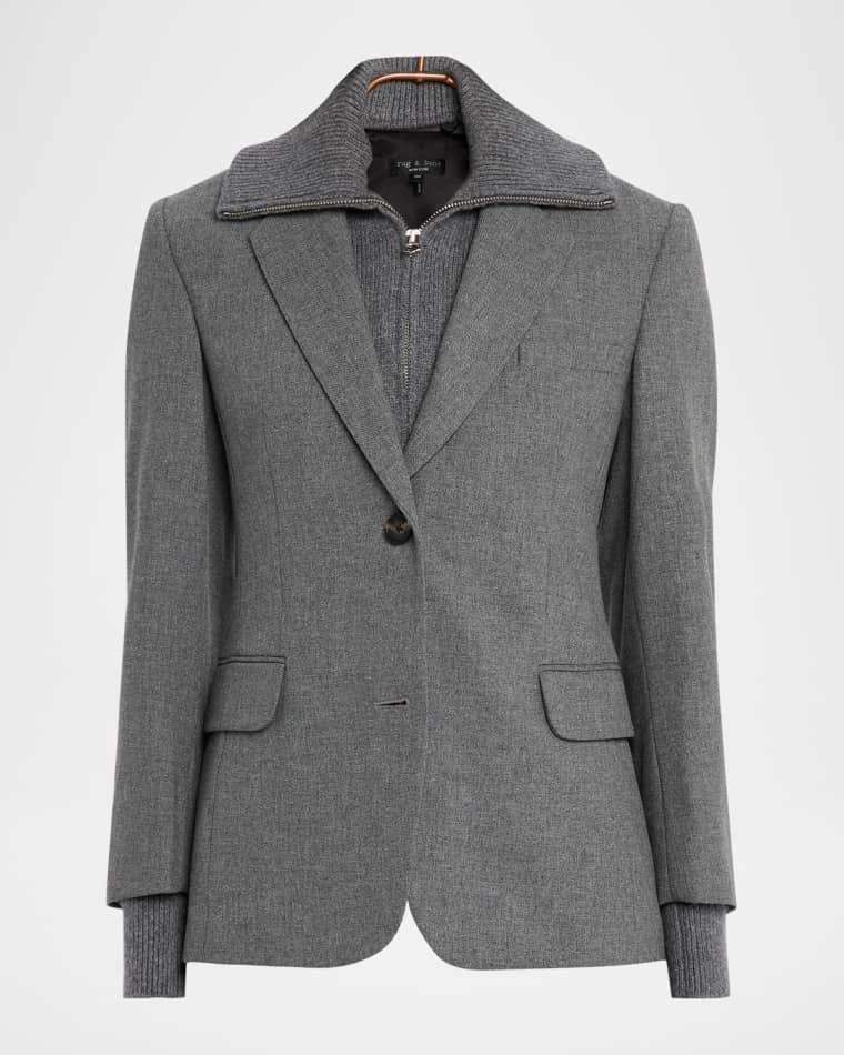 Frank Wool Blazer with Removable Sweater by RAG&BONE