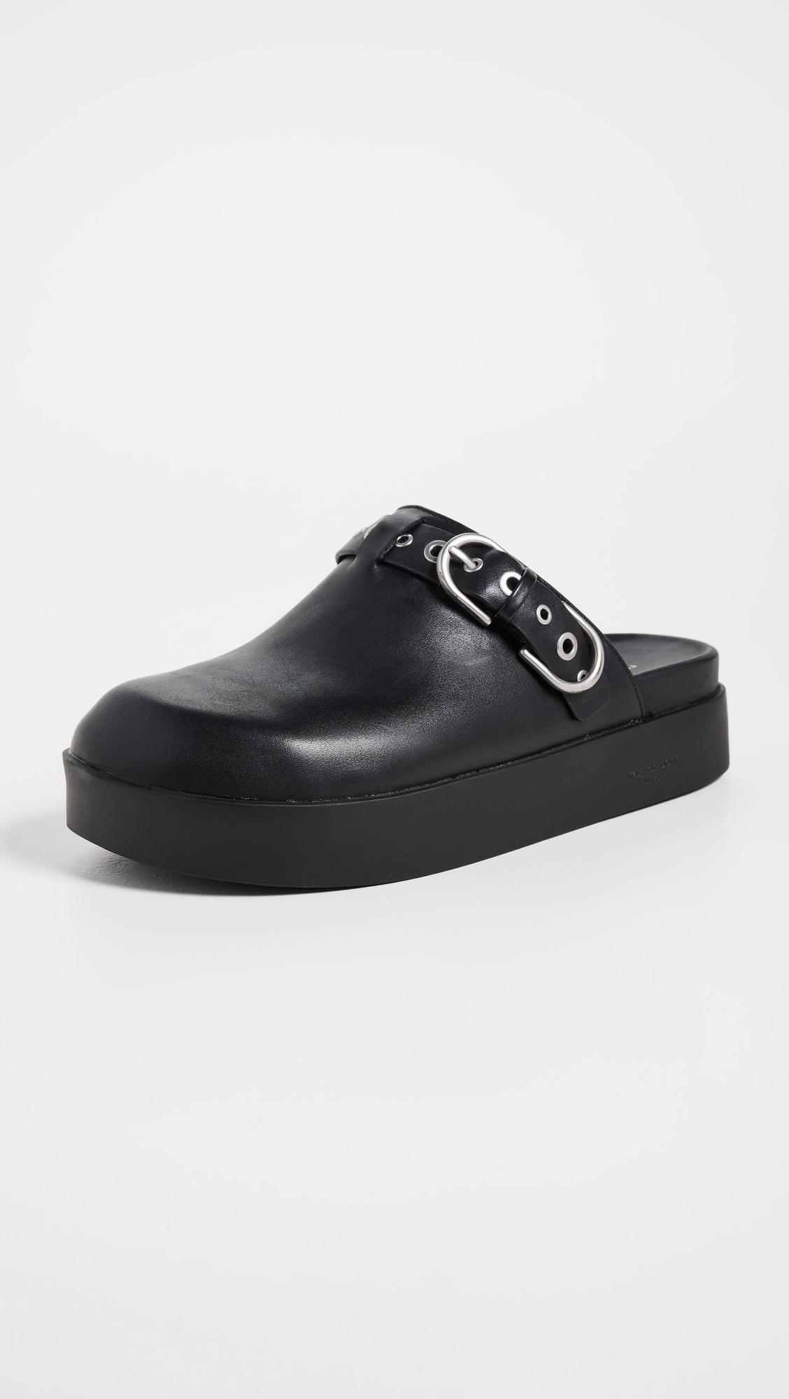 Geo Buckle Platform Mules by RAG&BONE