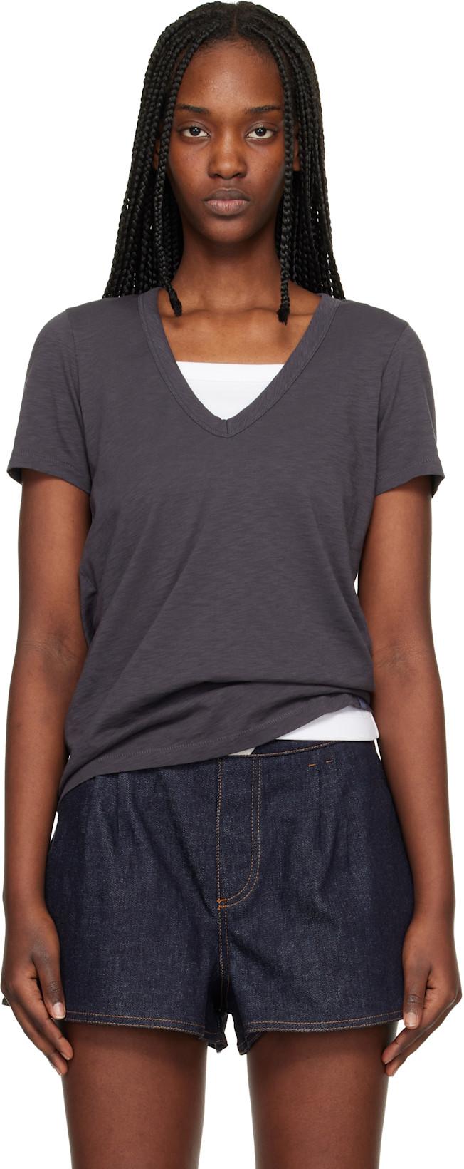Gray 'The Slub Vee' T-shirt by RAG&BONE
