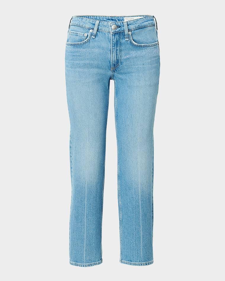 Harlow Low-Rise Ankle Straight Jeans by RAG&BONE