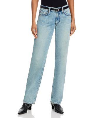 Harlow Low Rise Full Straight Jeans in Vista by RAG&BONE