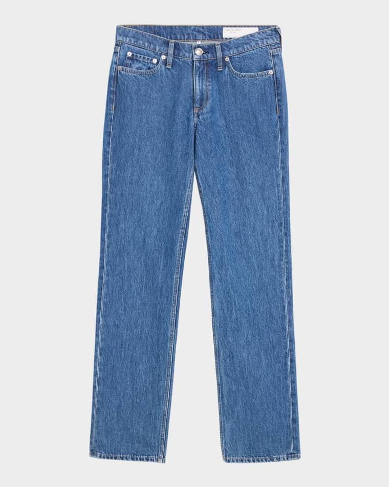 Harlow Low-Rise Straight-Leg Denim Jeans by RAG&BONE