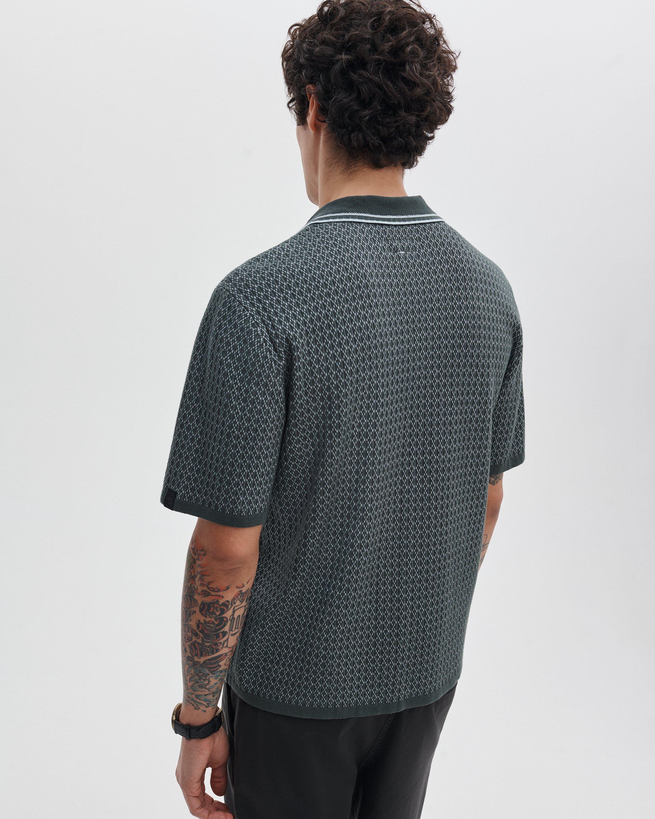 Harvey Cross-Stitch Camp Shirt by RAG&BONE