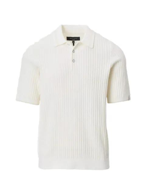 Harvey textured polo shirt by RAG&BONE