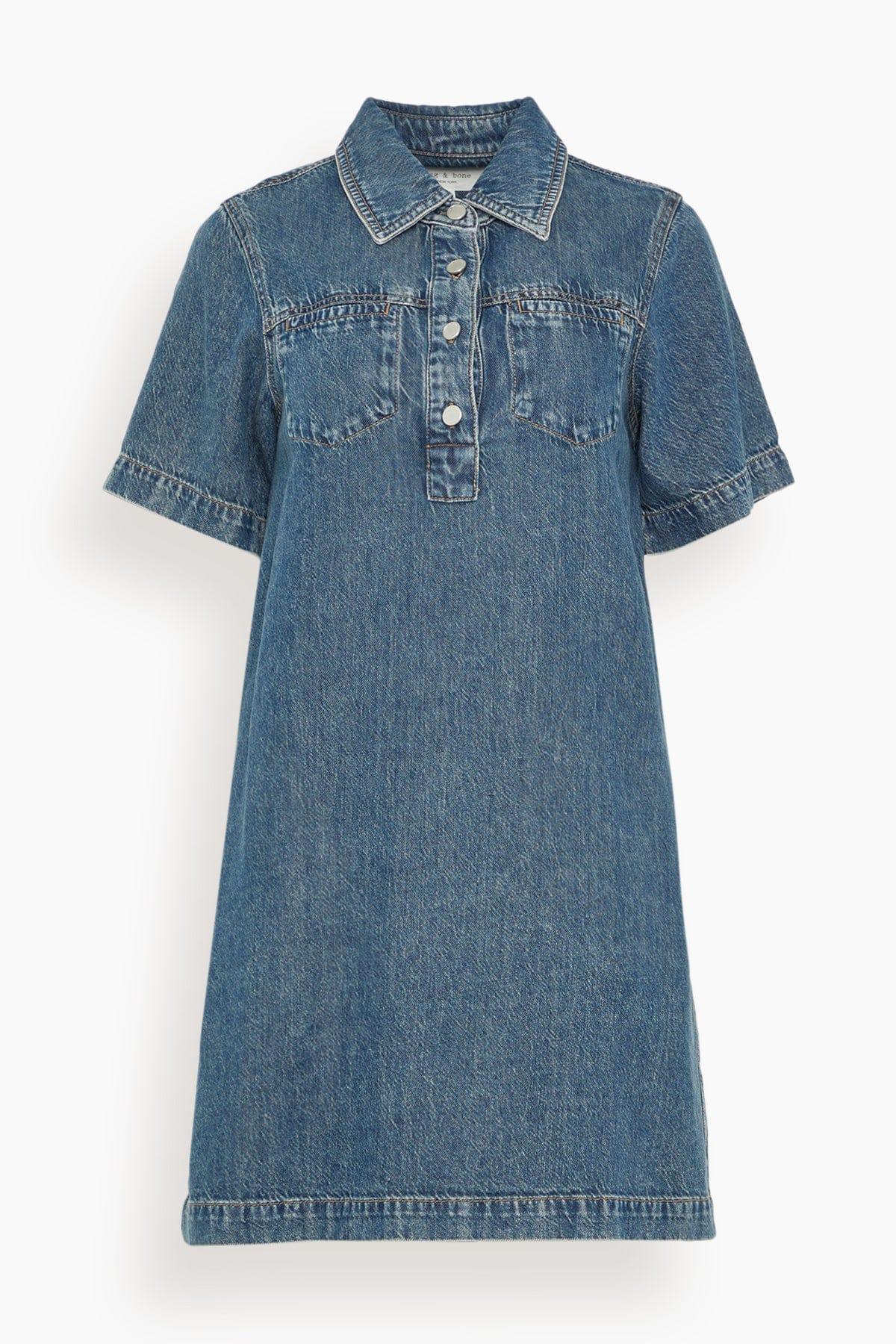 Hayley Mini Dress in Delcan by RAG&BONE