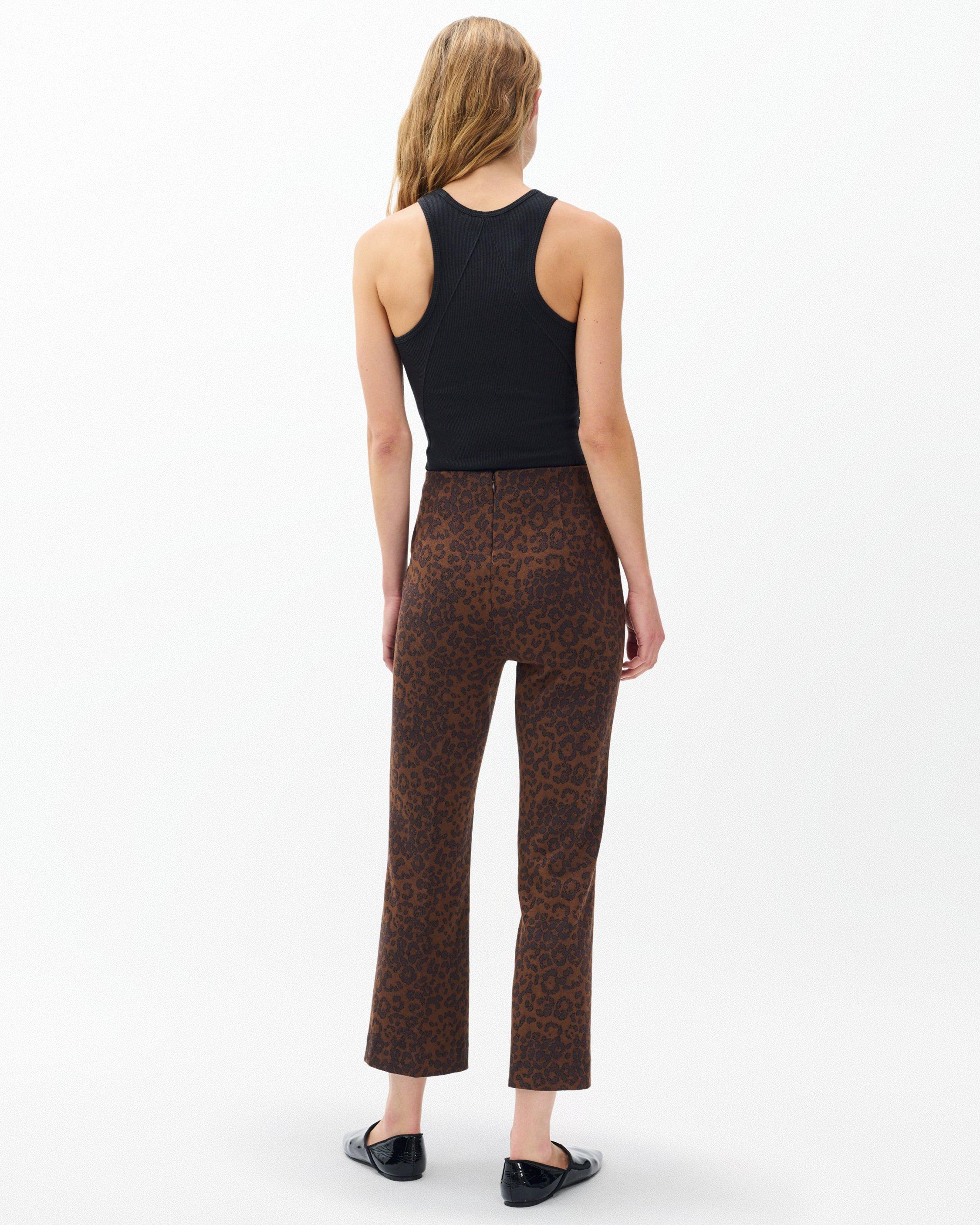 Irina Leopard-Print Kick Flare Pants by RAG&BONE