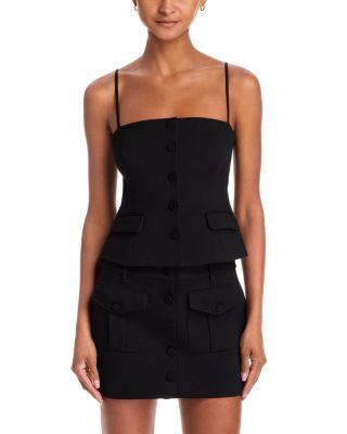 Irina Square Neck Button Tank by RAG&BONE