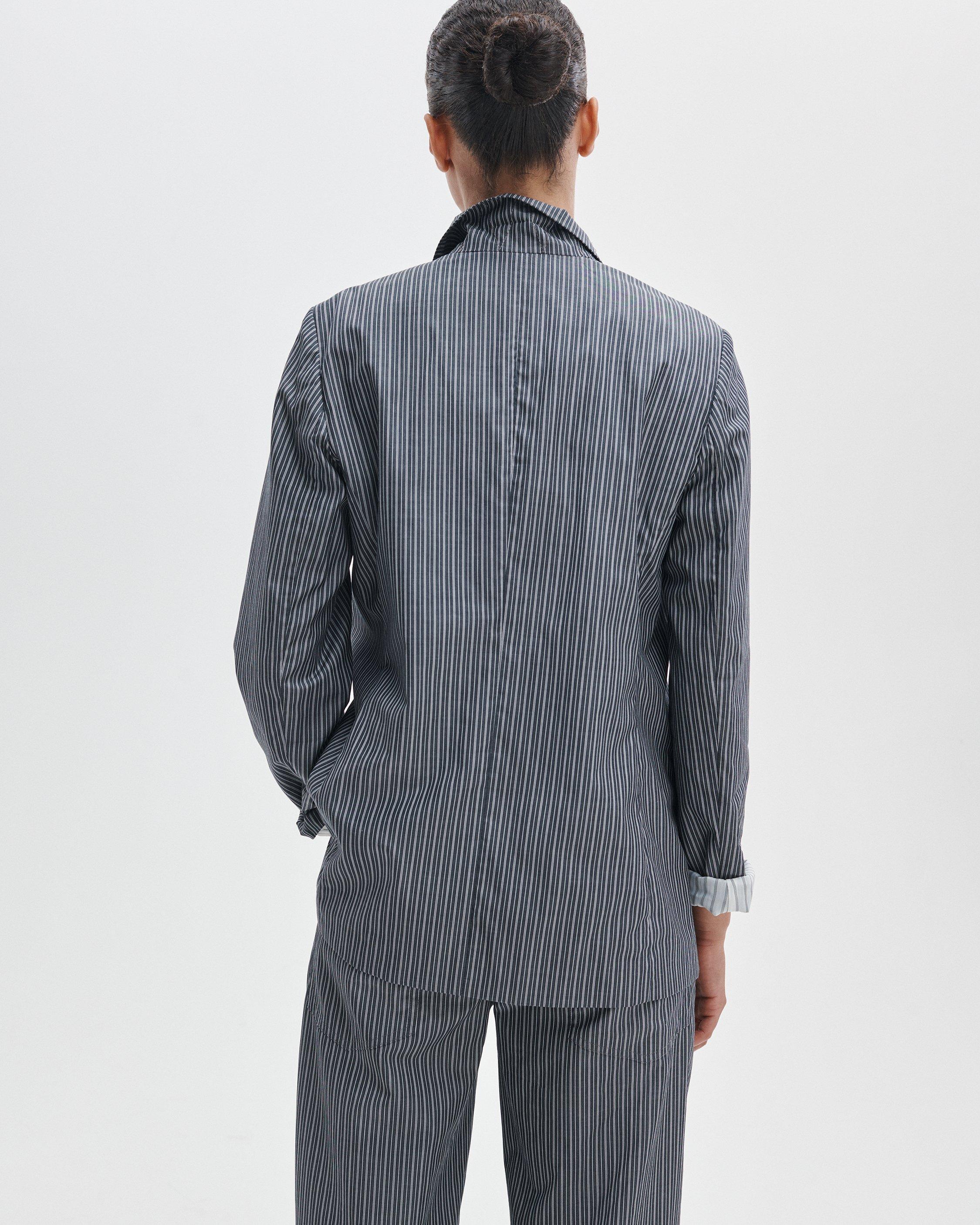 Jennie Striped Poplin Blazer by RAG&BONE