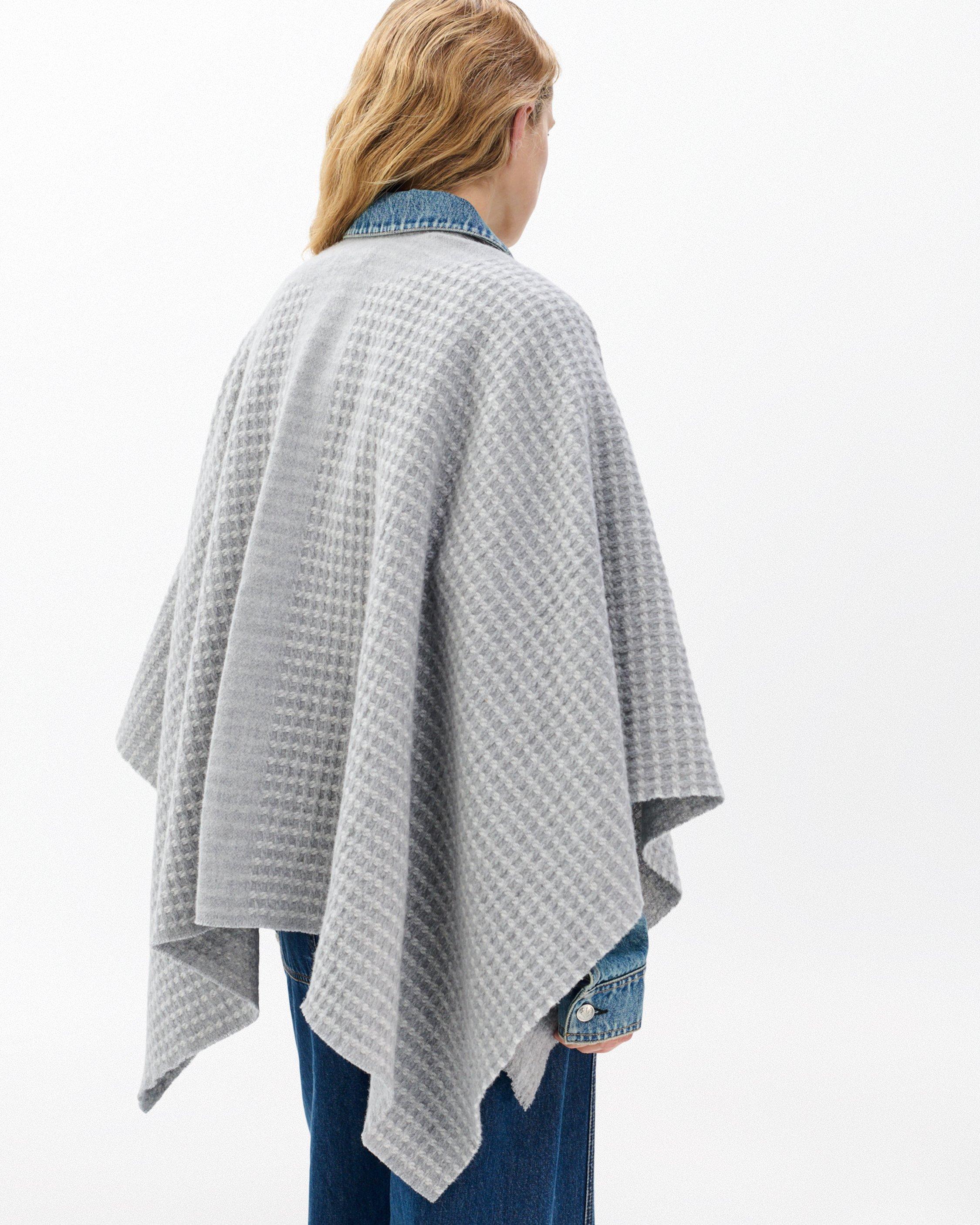Joni Waffle-Knit Wool Poncho by RAG&BONE