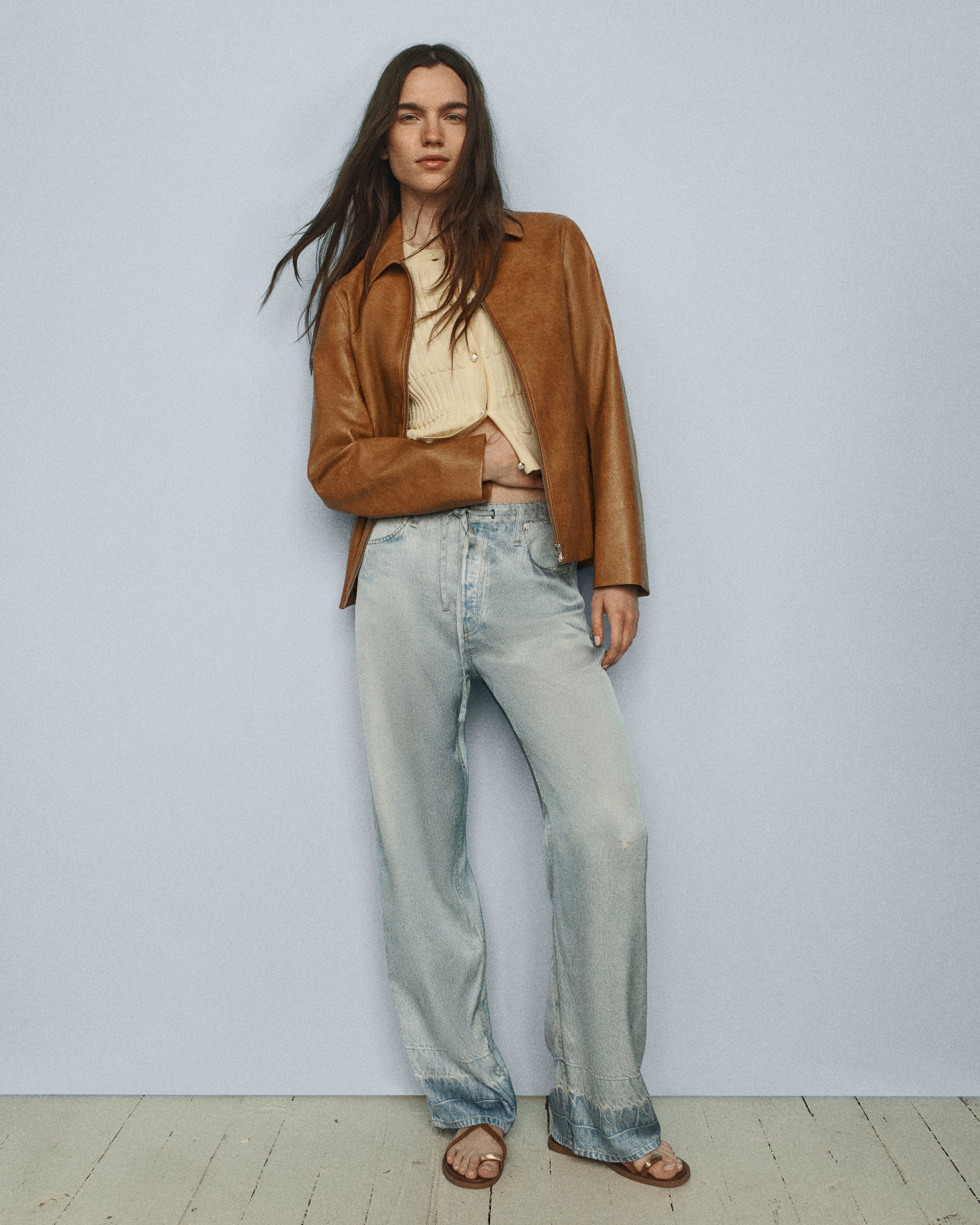 Jordie Faux Leather Jacket by RAG&BONE