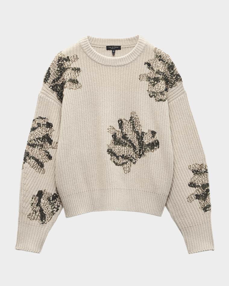 Julie Sequined Wool Sweater by RAG&BONE