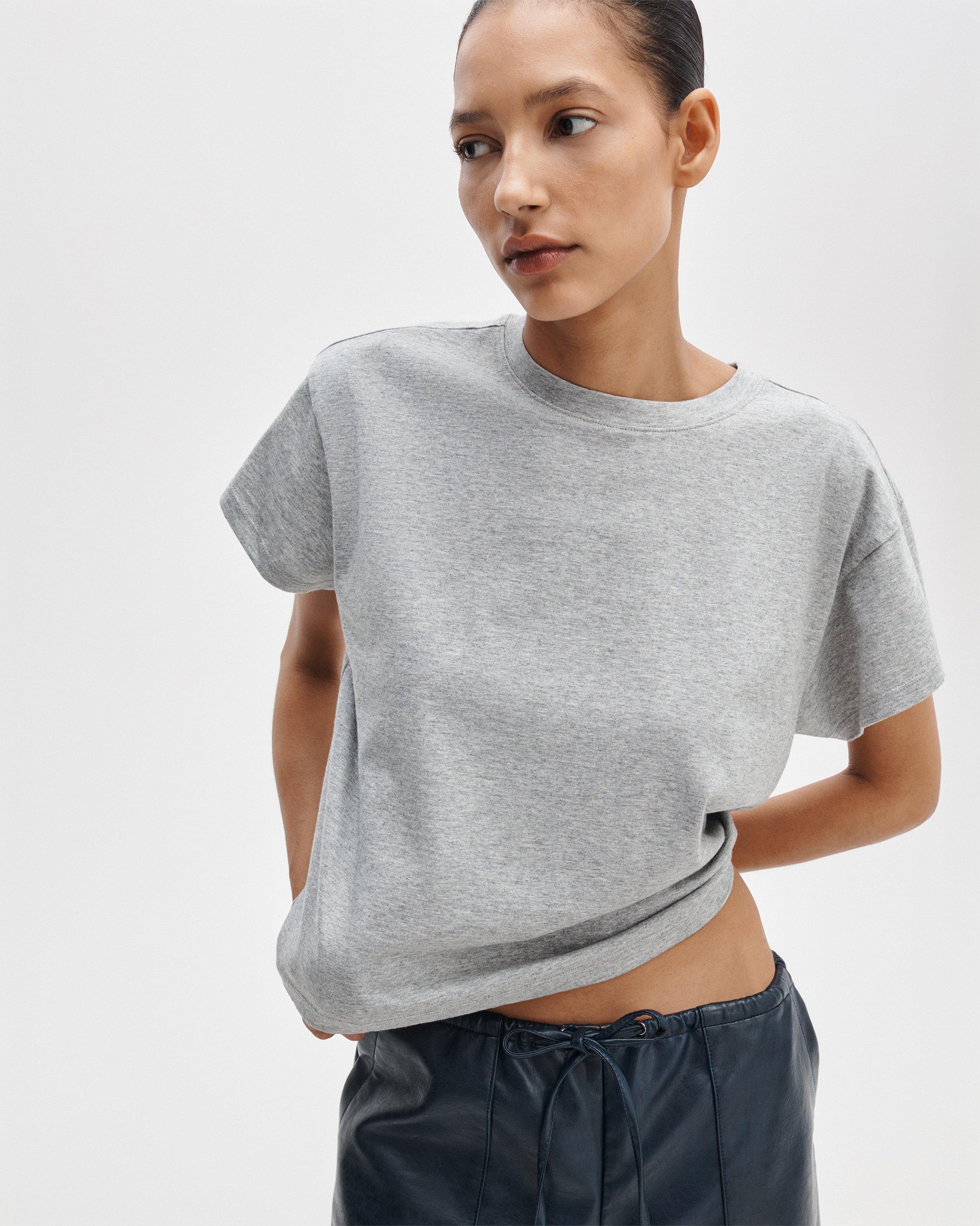 Kelly Boxy Cotton Tee by RAG&BONE