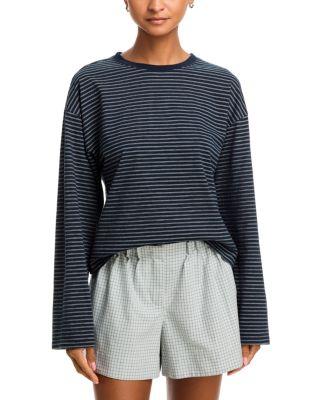 Kelly Stripe Boxy Jersey Tee by RAG&BONE