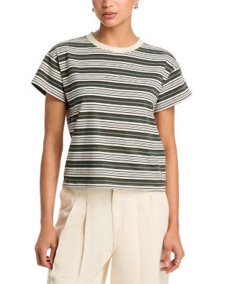 Kelly Stripe Boxy Jersey Tee - Exclusive by RAG&BONE