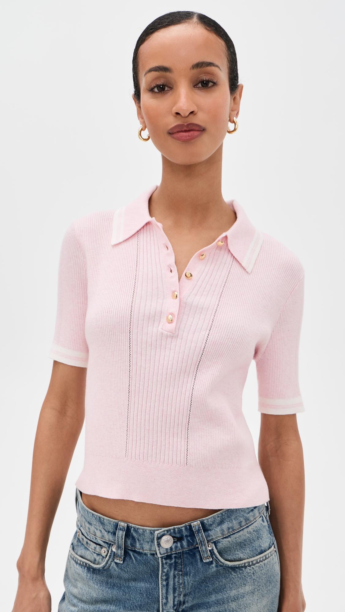 Laurie Tipped Short Sleeve Polo by RAG&BONE