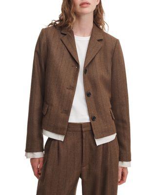 Lawrence Wool Blend Crop Blazer by RAG&BONE