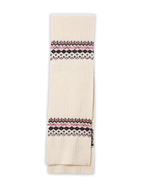 Leigh fair-isle ribbed scarf by RAG&BONE