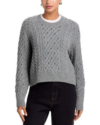 Liz Beaded Wool Crewneck Sweater by RAG&BONE
