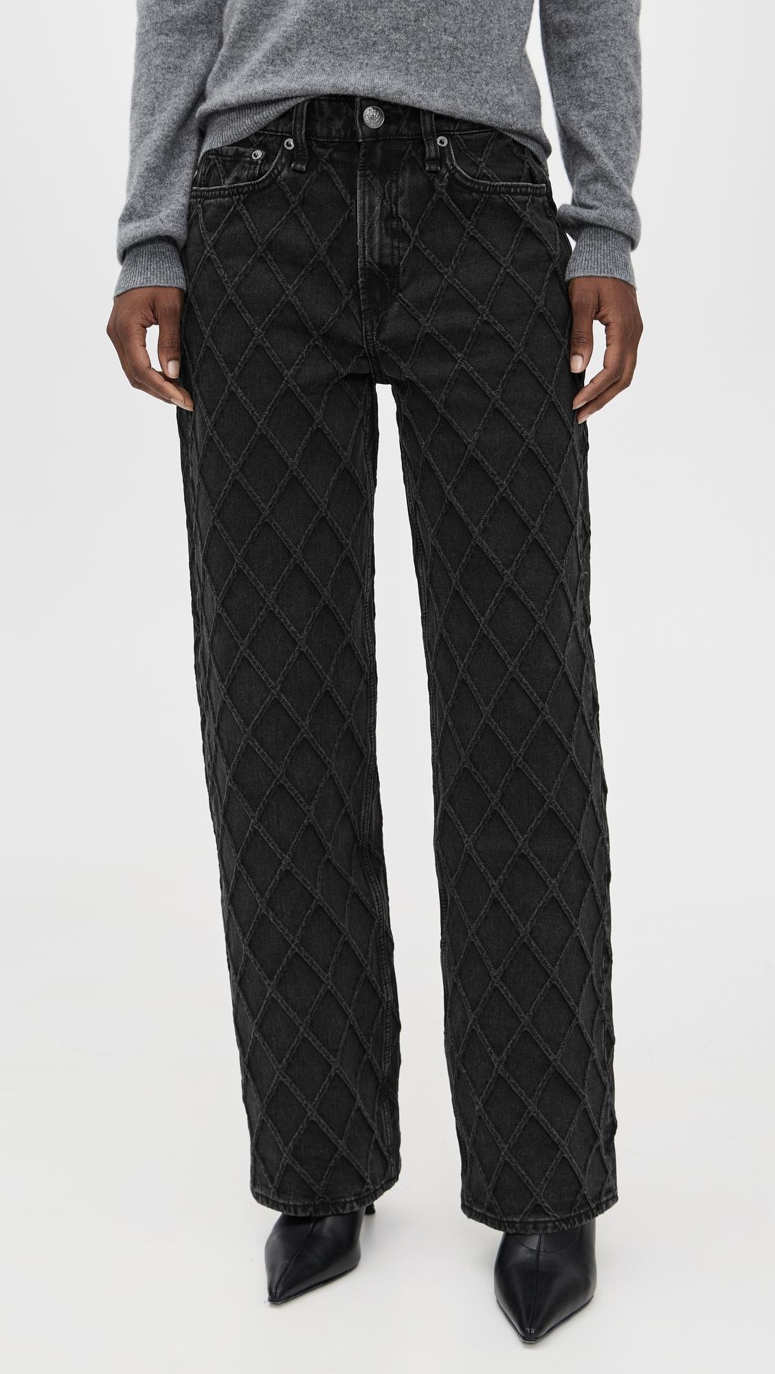 Logan Mid Rise Wide Leg Jeans by RAG&BONE