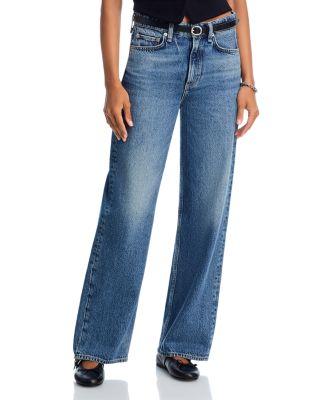 Logan Mid Rise Wide Leg Jeans in Echo by RAG&BONE