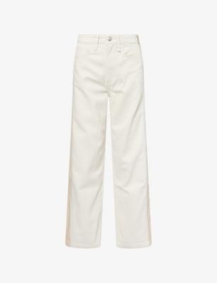 Logan Spliced Wide-Leg Denim Jeans by RAG&BONE
