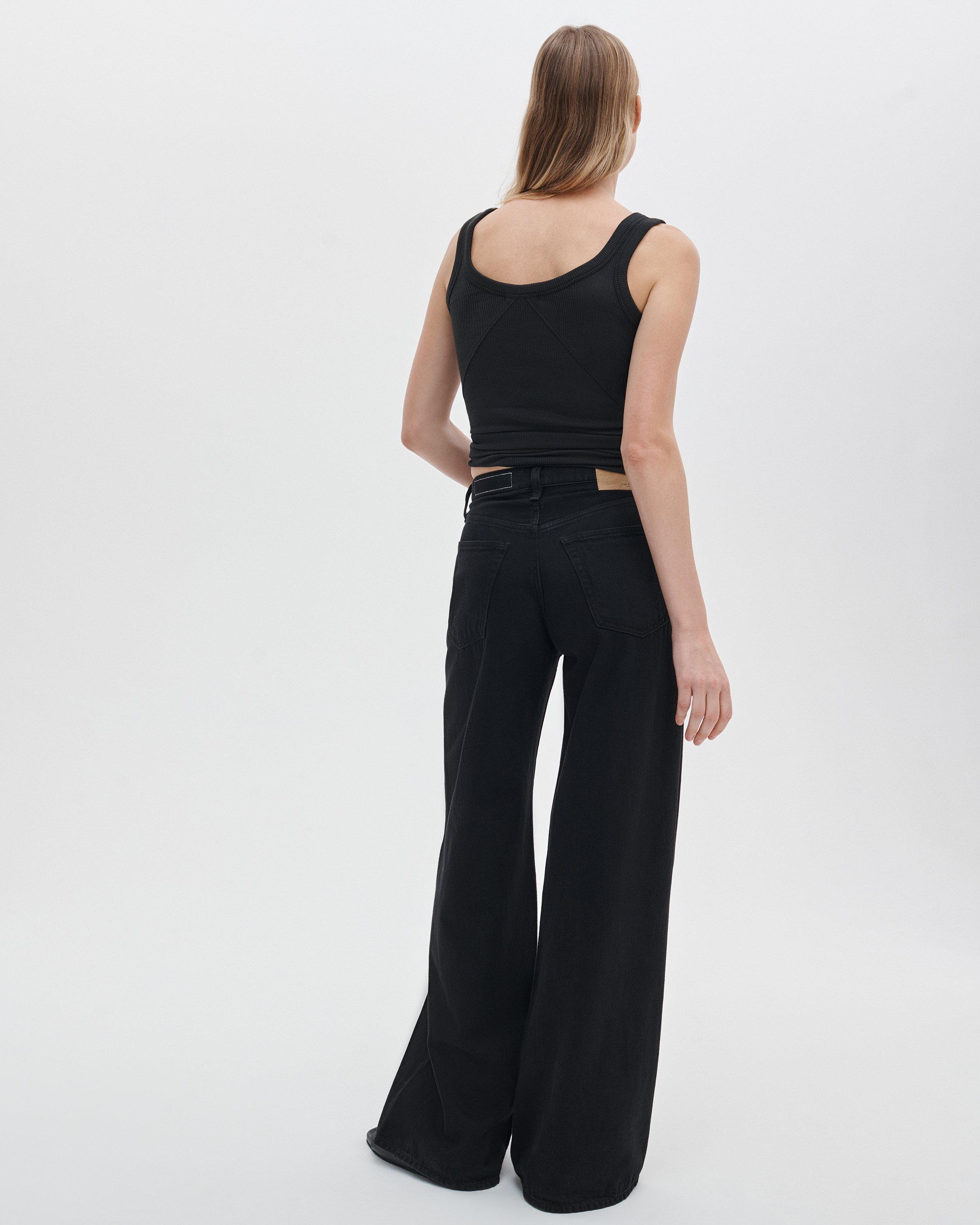Logan Women’s Black Wide-Leg Jeans by RAG&BONE