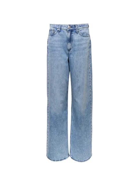 Logan crystal-embellished wide-leg jeans by RAG&BONE