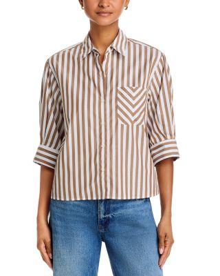 Lucia Striped Poplin Shirt by RAG&BONE