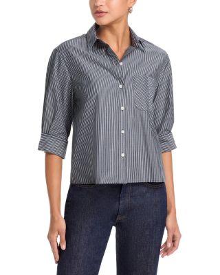 Lucia Striped Poplin Shirt by RAG&BONE