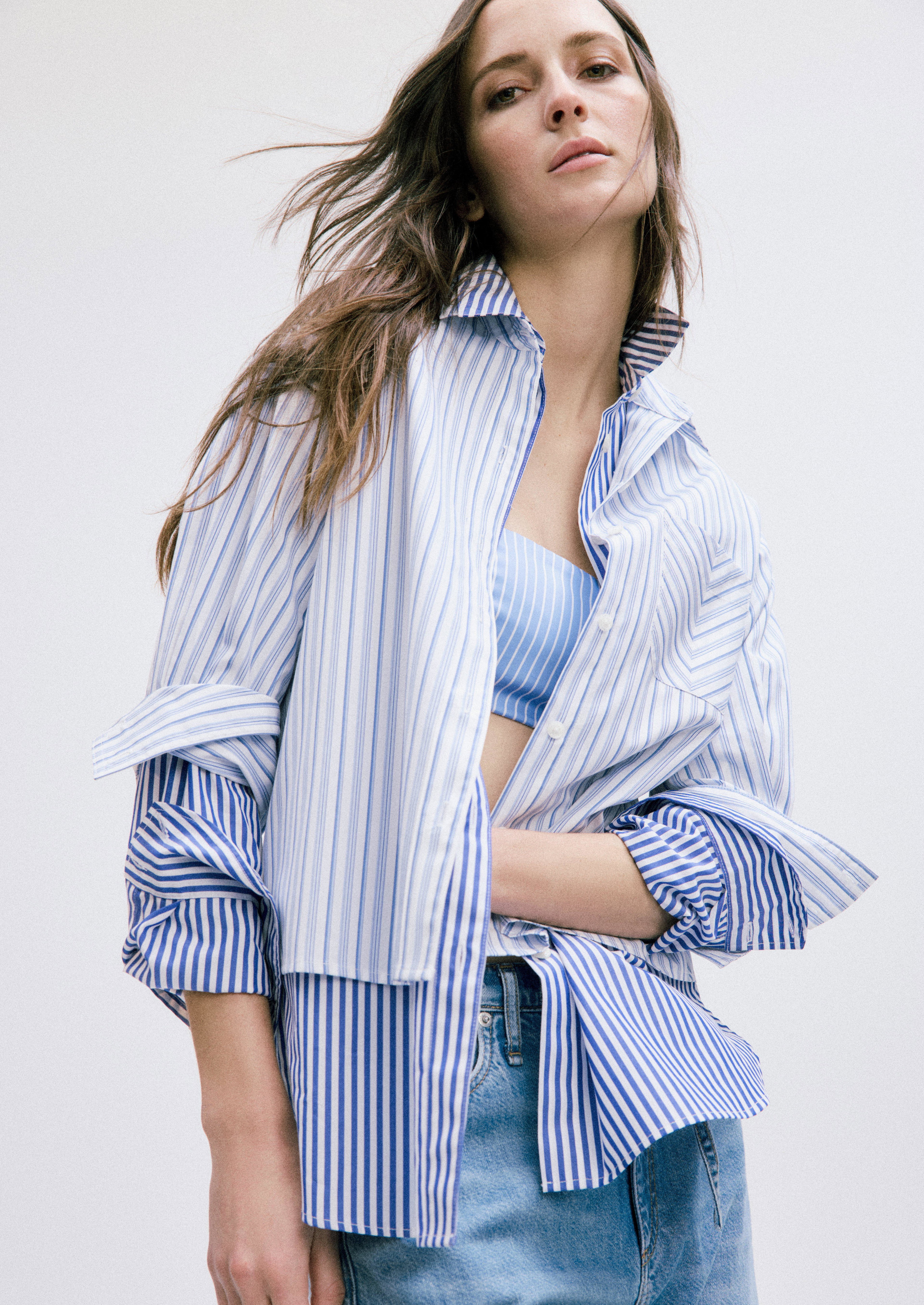 Lucia Striped Poplin Shirt by RAG&BONE