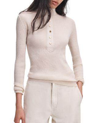Lucy Henley Stand Collar Sweater by RAG&BONE