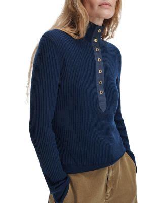 Lucy Henley Stand Collar Sweater by RAG&BONE