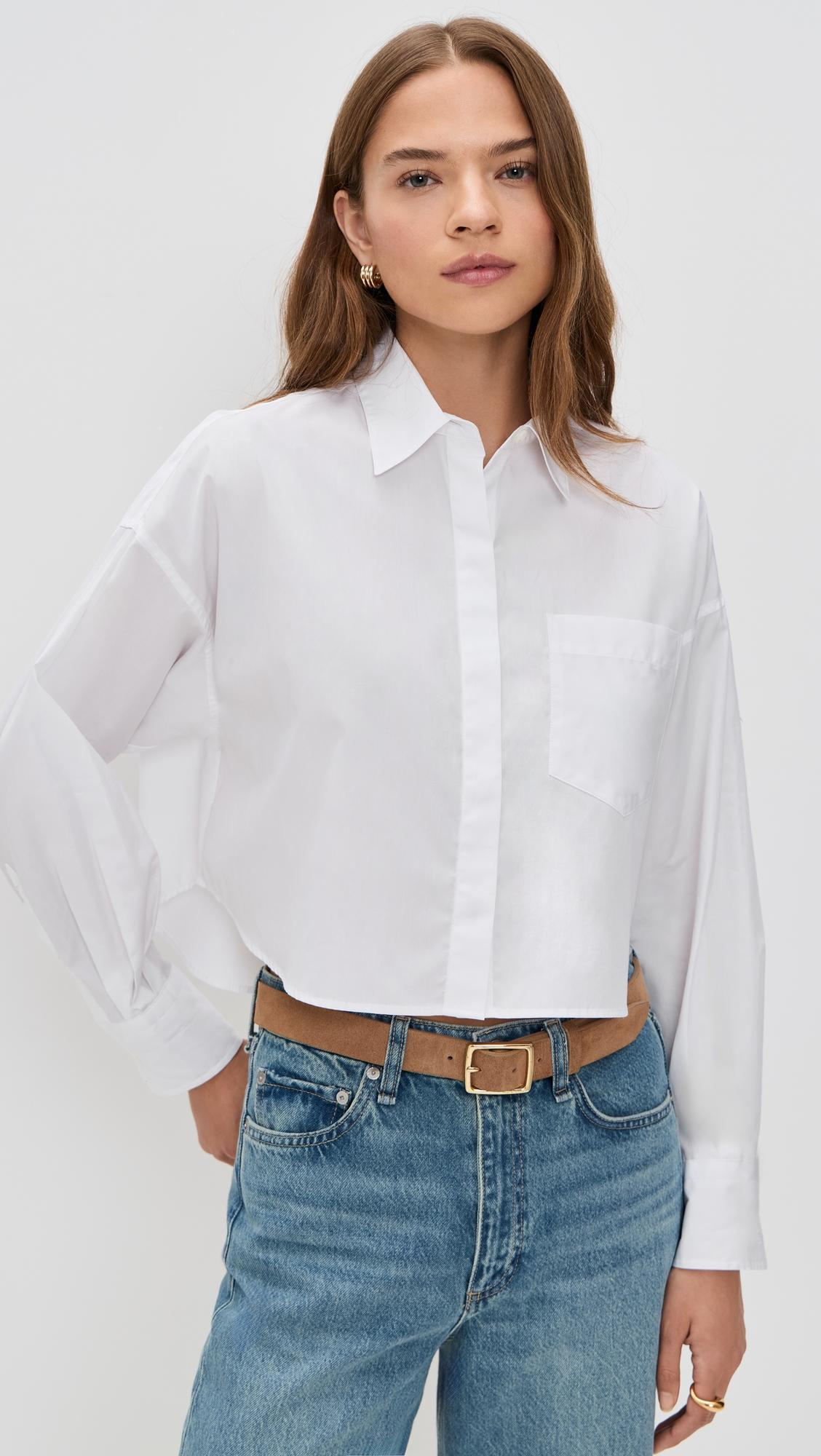 Marin Cropped Shirt by RAG&BONE