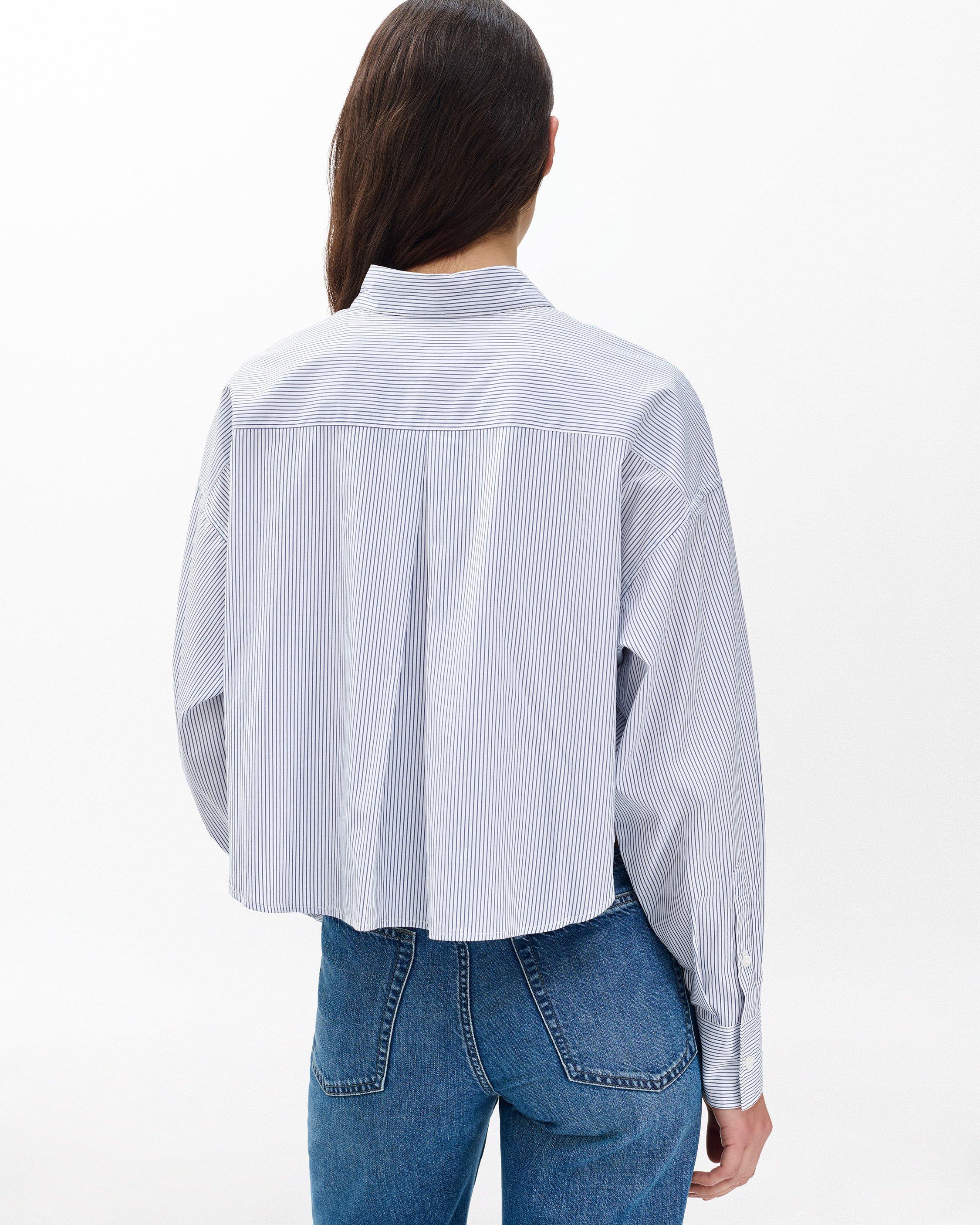 Marin Cropped Striped Shirt by RAG&BONE