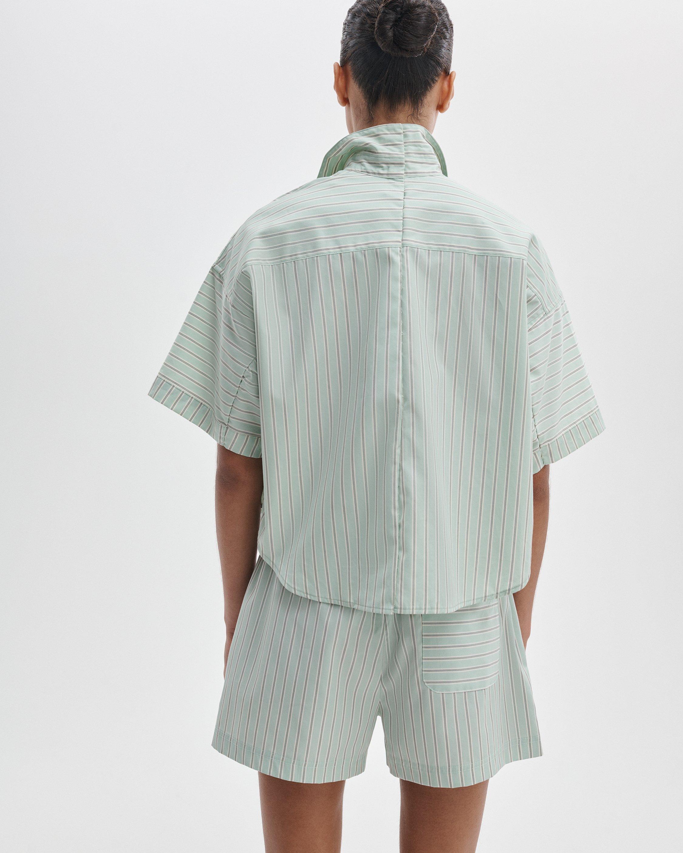 Marin Short-Sleeve Striped Shirt by RAG&BONE