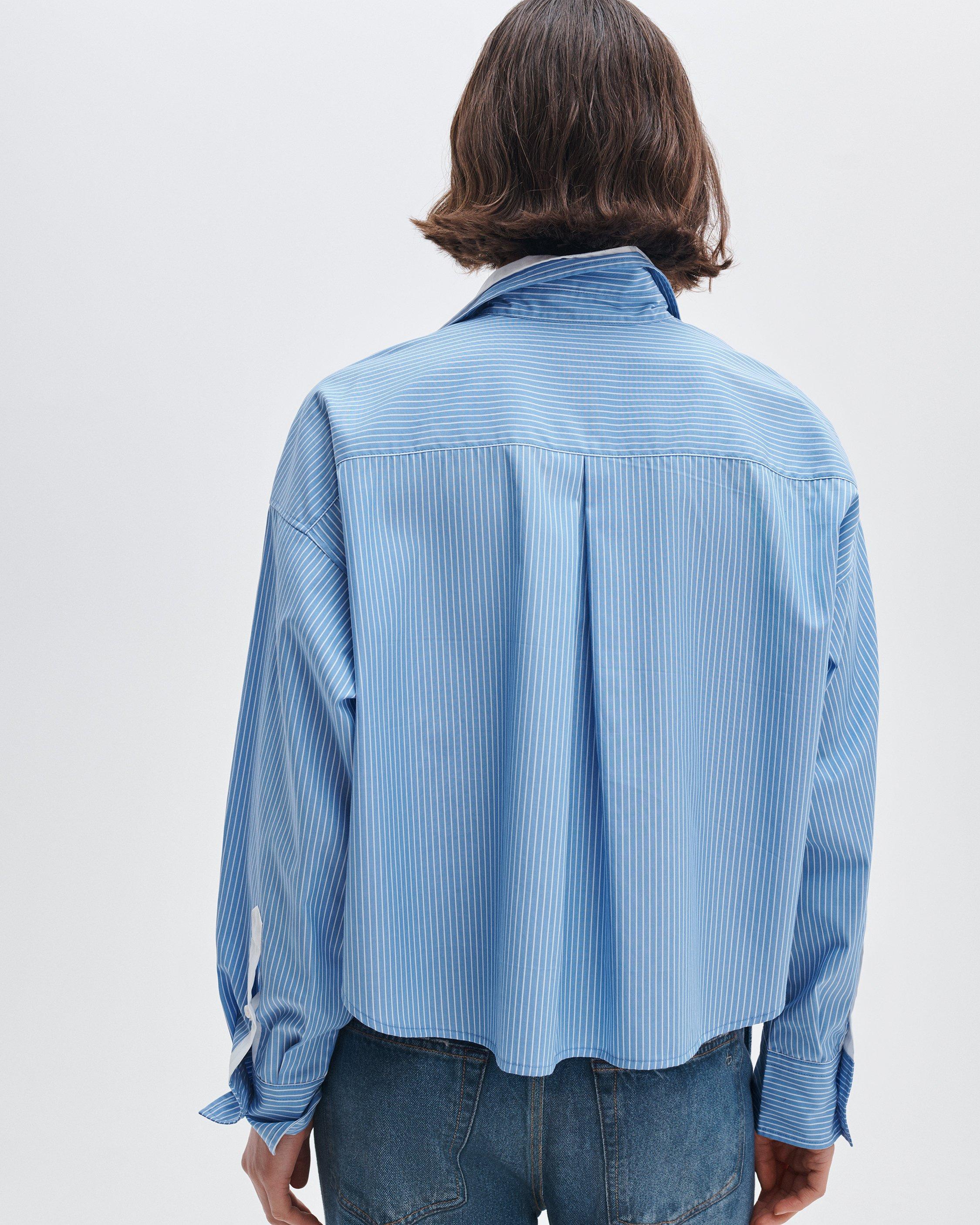 Marin Striped Combo Shirt by RAG&BONE
