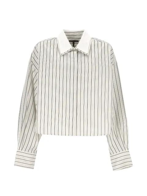 Marin striped cropped shirt by RAG&BONE