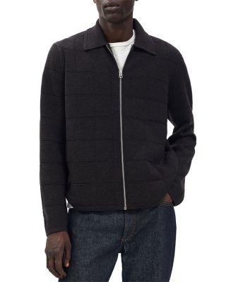 Melrose Window Pane Full Zip Sweater by RAG&BONE