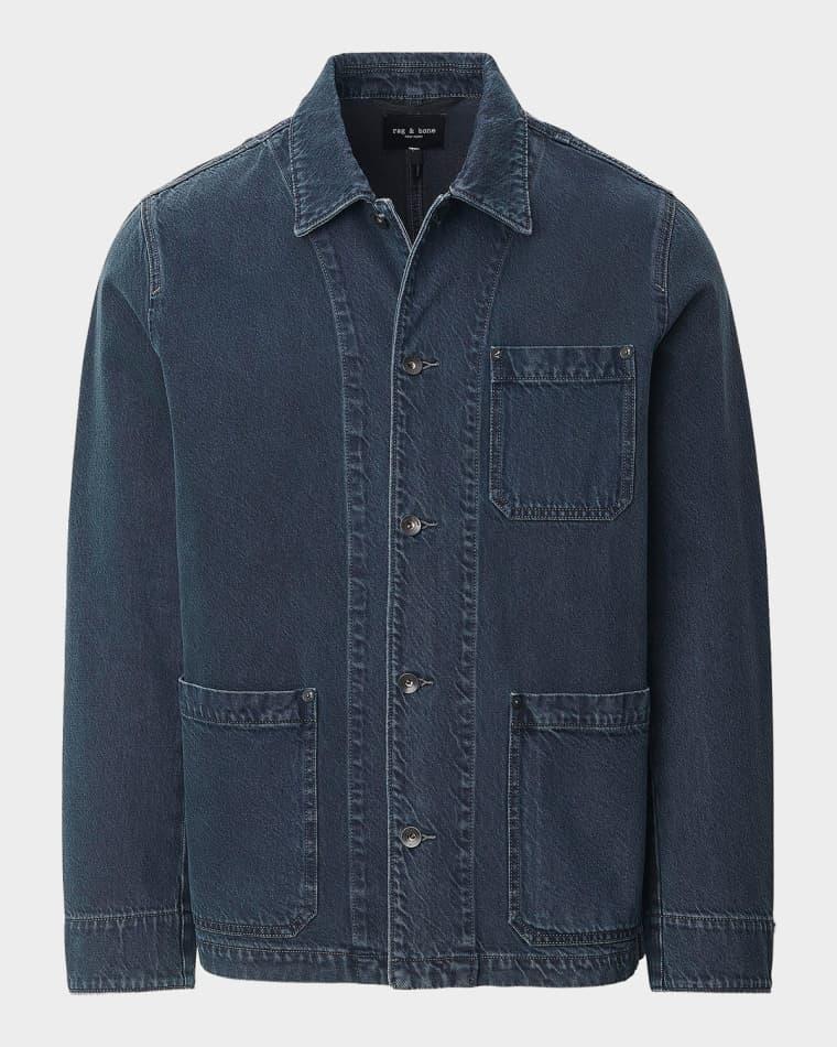 Men's Evan Patch-Pocket Denim Jacket by RAG&BONE