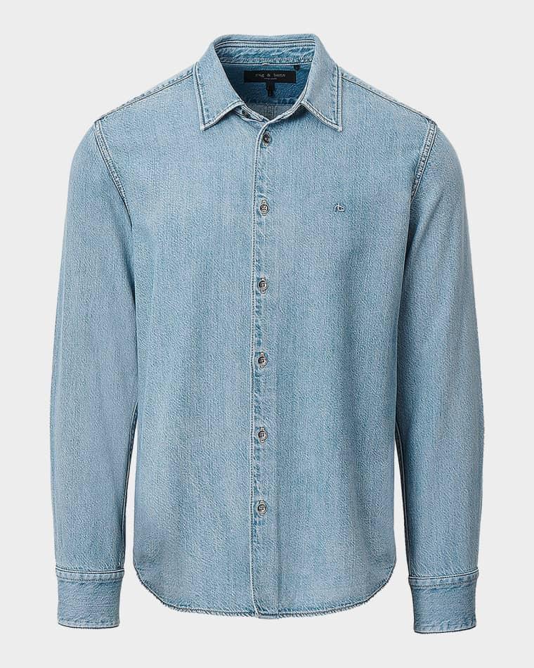 Men's Tomlin Denim Shirt by RAG&BONE
