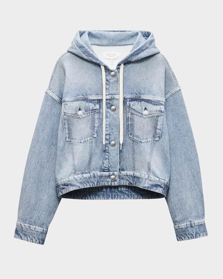 Miramar Cotton-Terry Trucker Hoodie by RAG&BONE