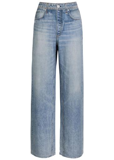 Miramar jeans-print terry trousers by RAG&BONE