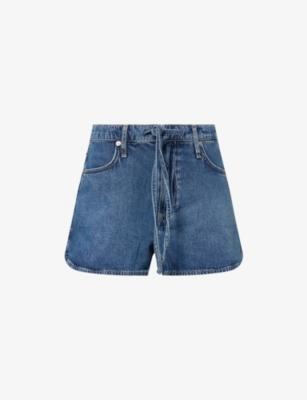 Nolan Tie-Waist Denim Shorts by RAG&BONE
