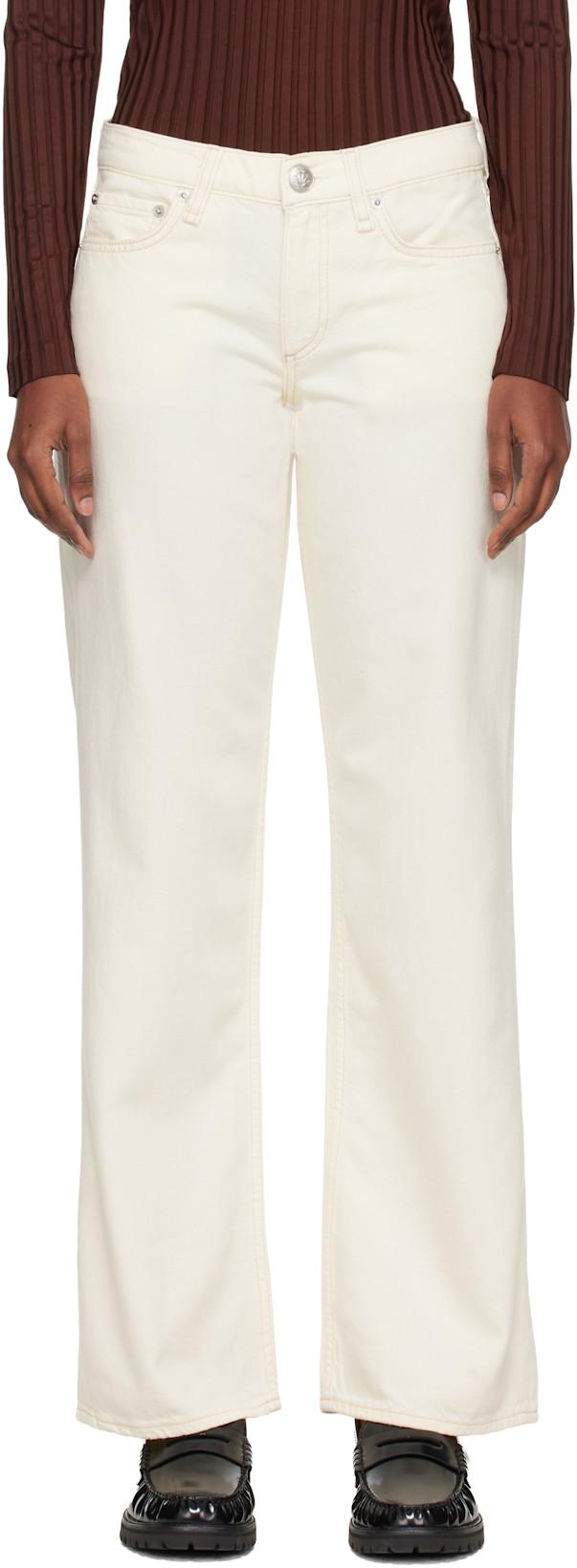 Off-White Saige Relaxed Straight Jeans by RAG&BONE
